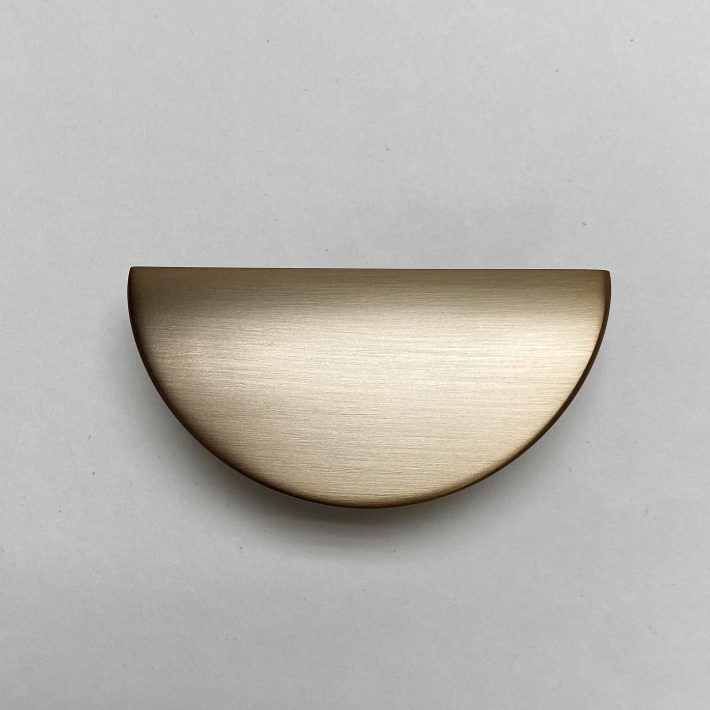 Brushed Bronze "Horizon" Semi-circle Drawer Pulls