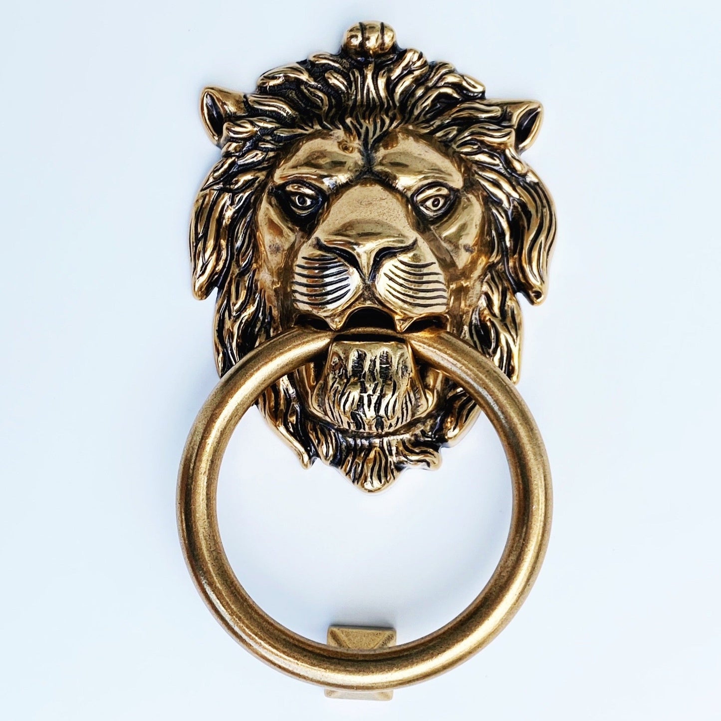 Brass Lionhead Door Knocker - Holiday Gift