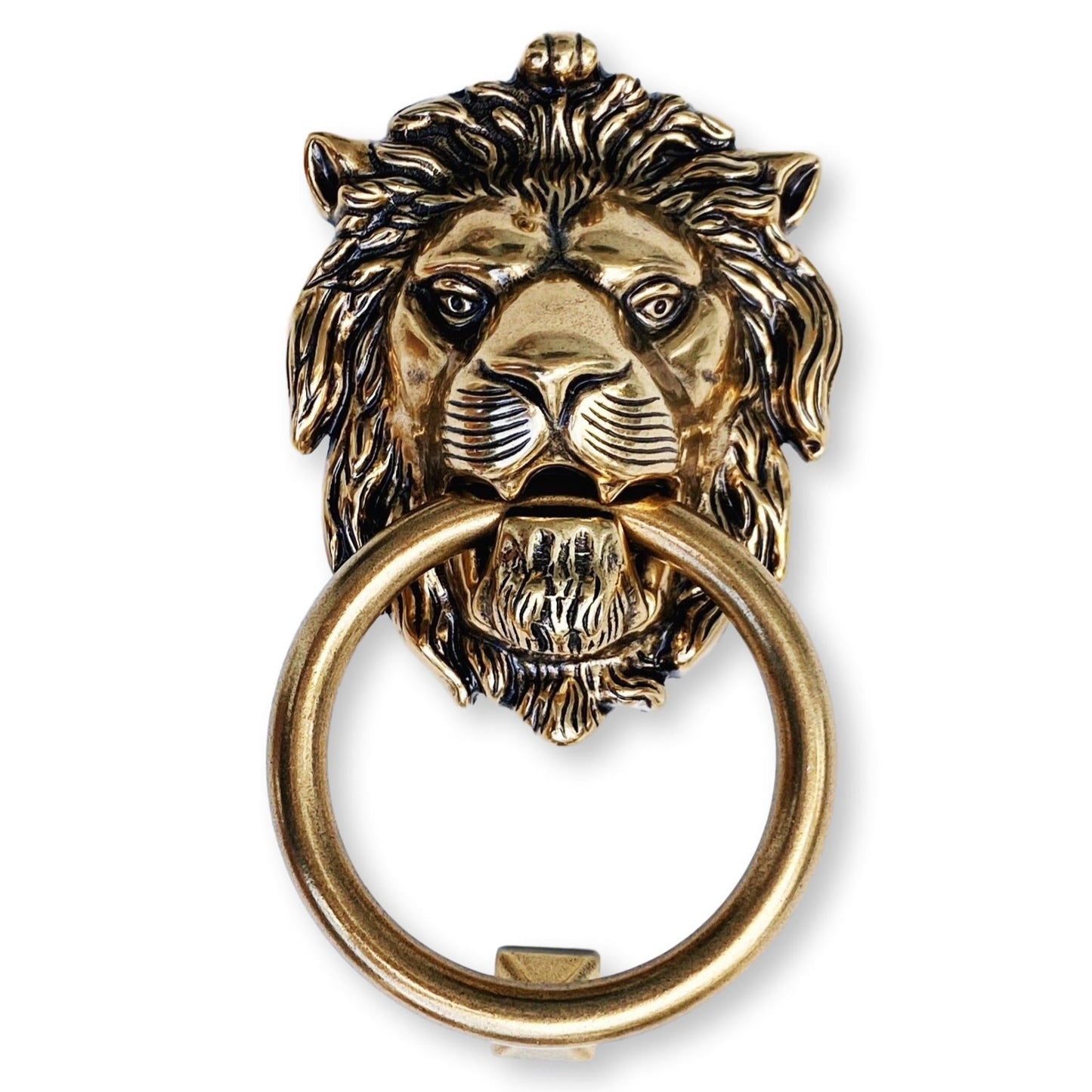 Brass Lionhead Door Knocker - Holiday Gift