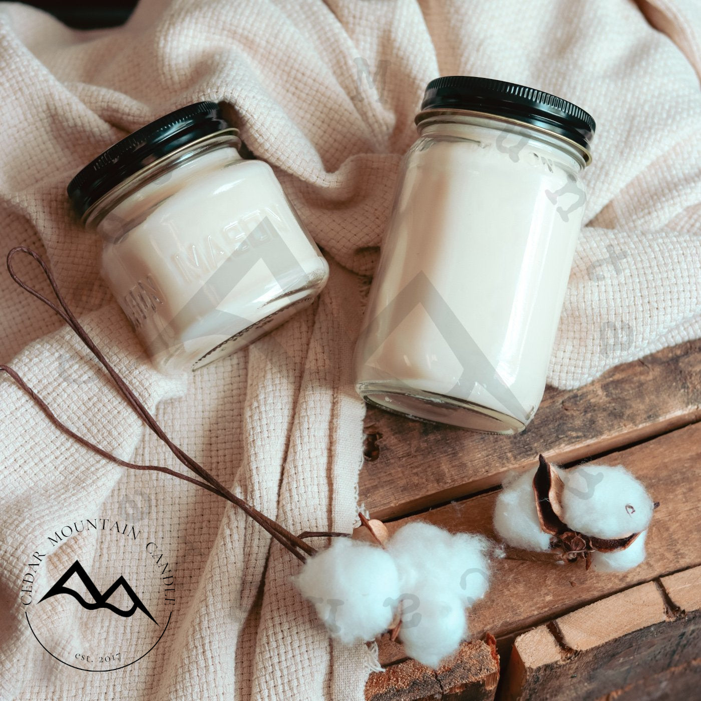 13 oz Mason Jar Soy Candle - Pumpkin Souffle