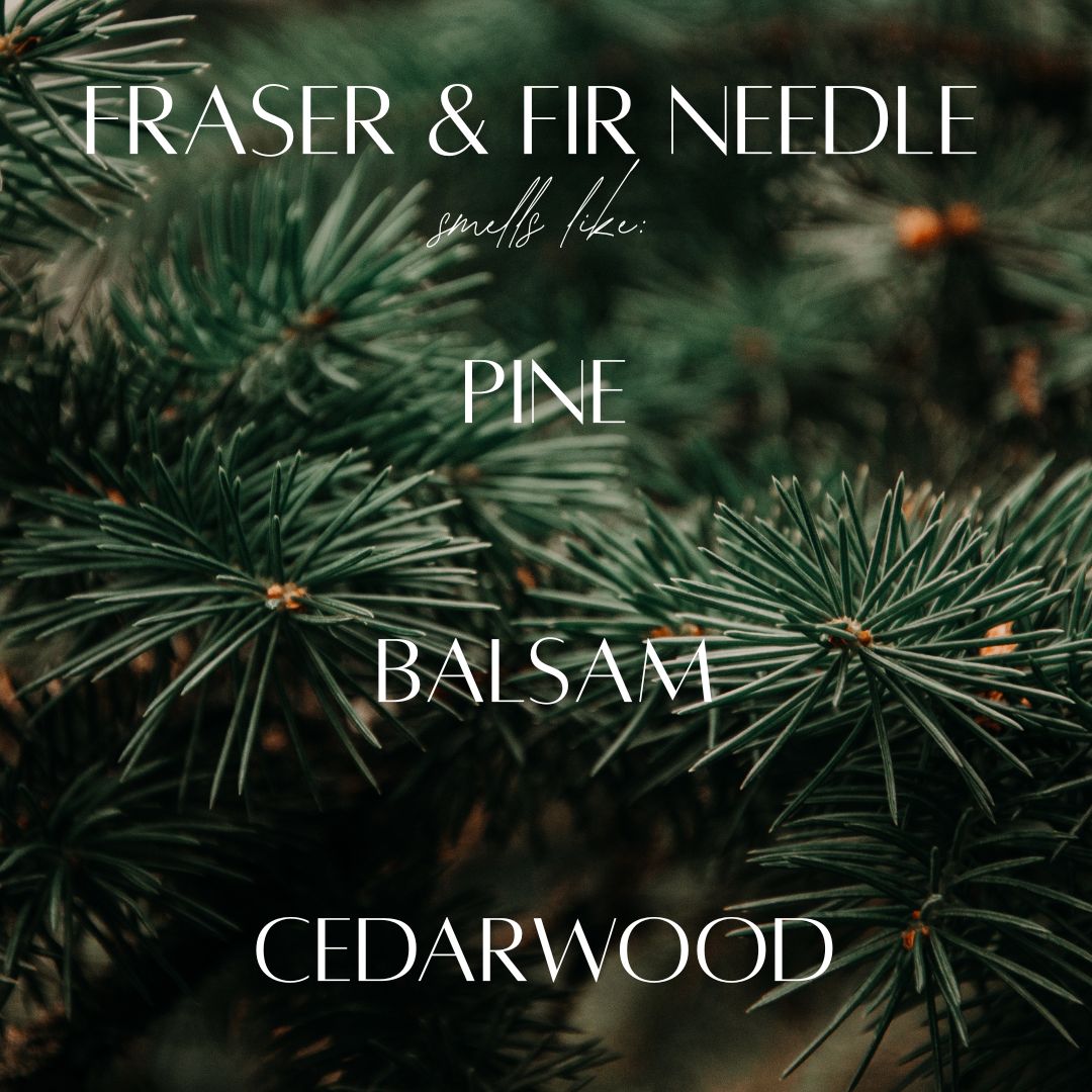 Fraser & Fir Needle - 9 oz Whiskey Glass Candle