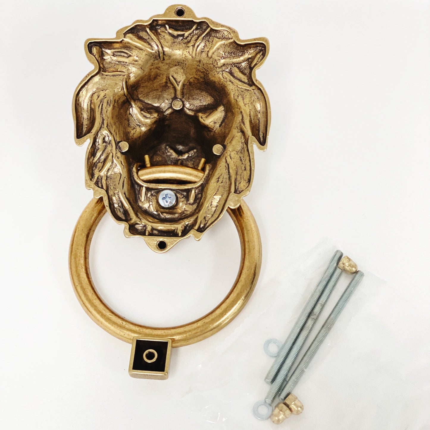 Brass Lionhead Door Knocker - Holiday Gift