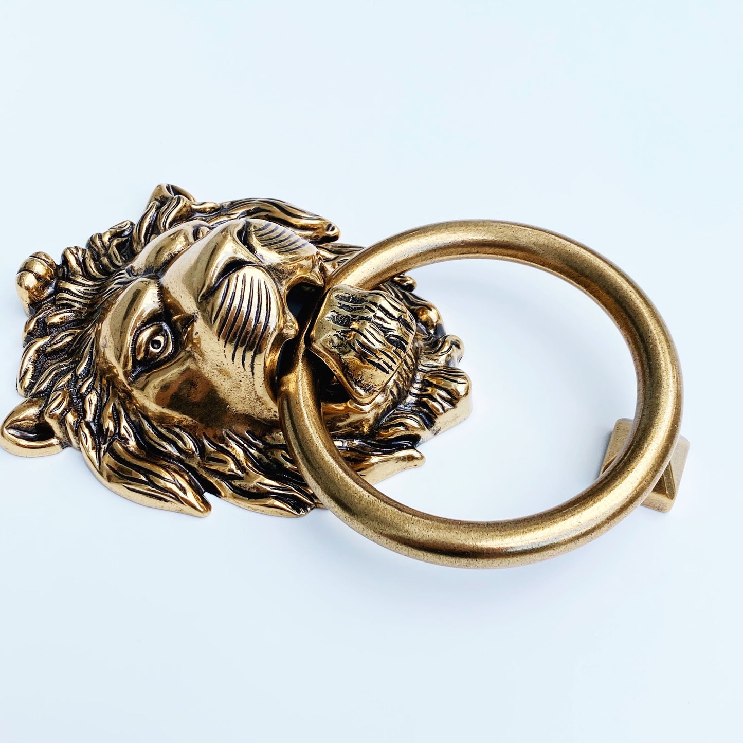 Brass Lionhead Door Knocker - Holiday Gift