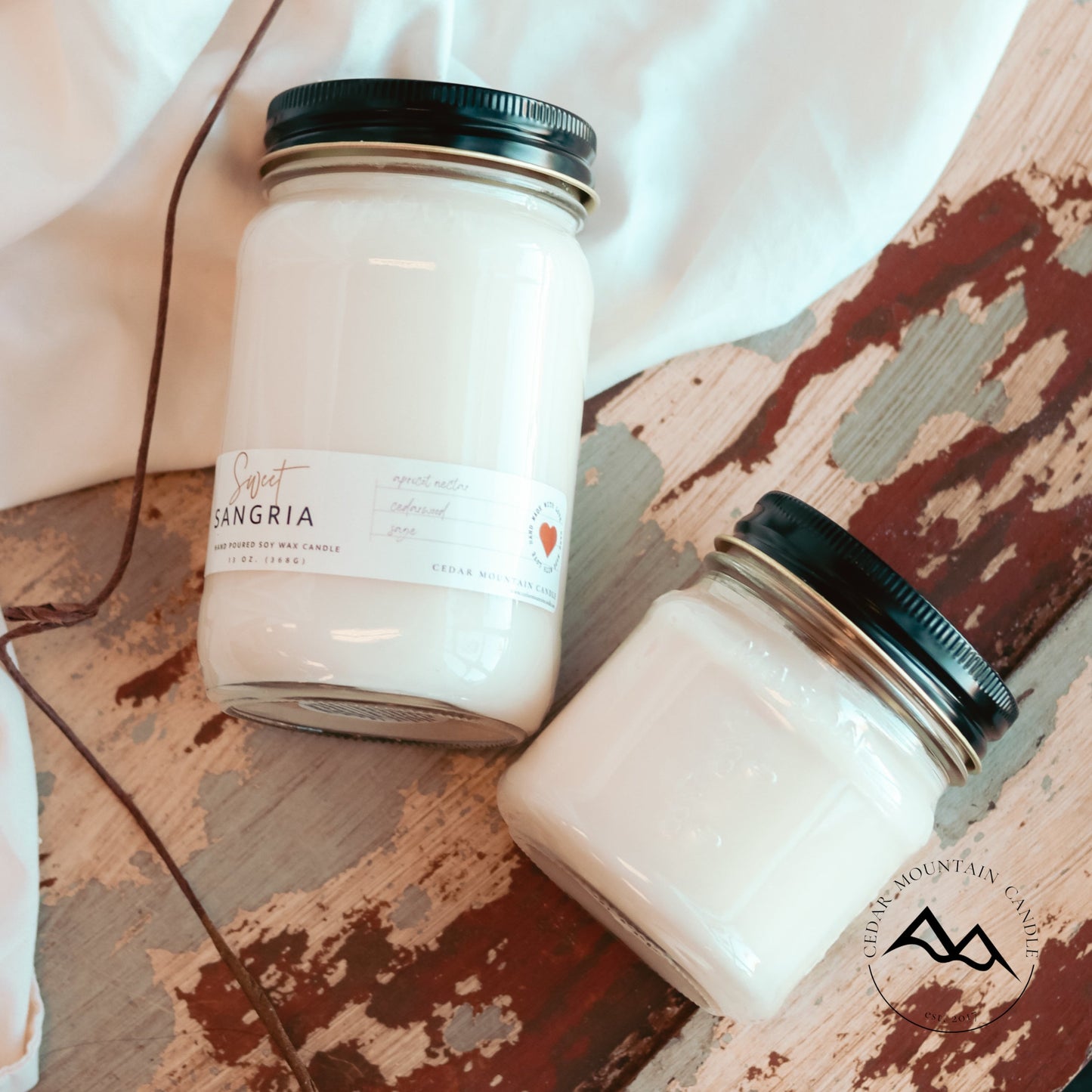 Mason Jar Soy Candle - Choose Your Scent