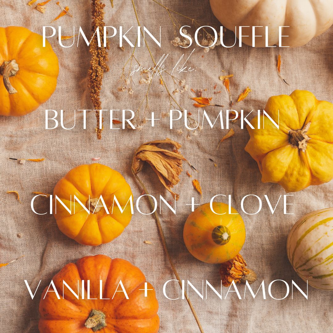 Pumpkin Souffle - 9 oz Whiskey Glass Candle