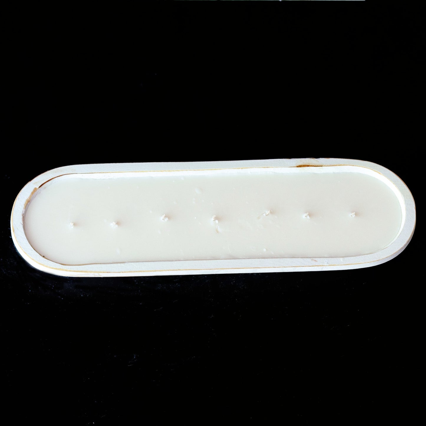 Pumpkin Souffle - 7 Wick White Wood Dough Bowl Soy Candle