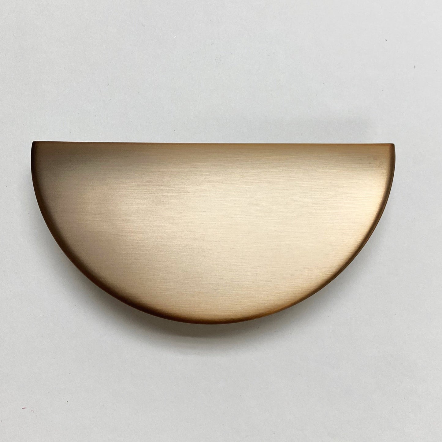 Brushed Bronze "Horizon" Semi-circle Drawer Pulls