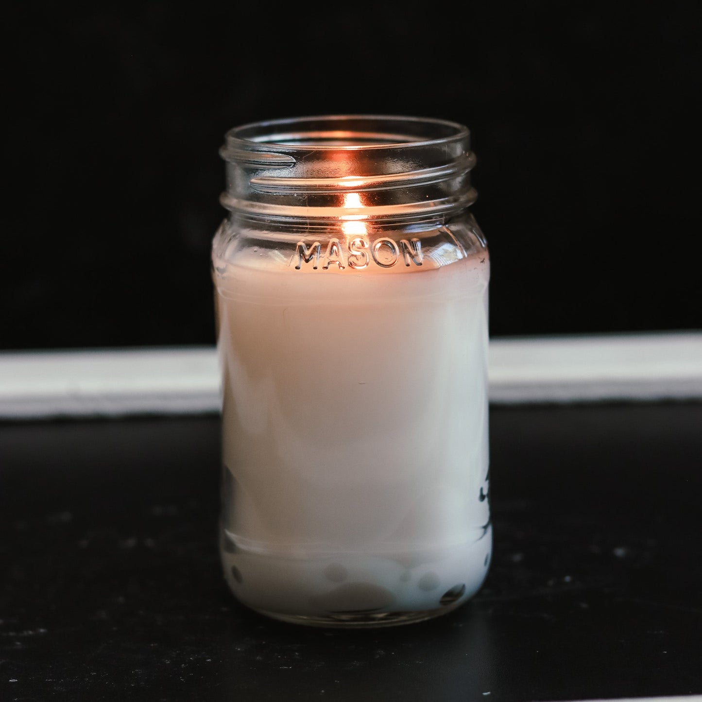 13 oz Mason Jar Soy Candle - Cozy Flannel