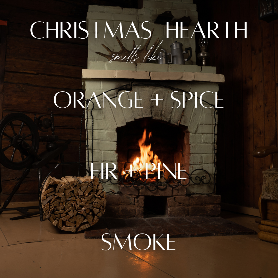 Christmas Hearth - 9 oz Whiskey Glass Candle