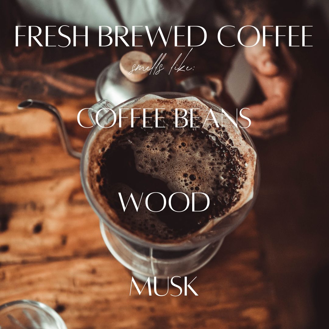 Fresh Brewed Coffee - 9 oz Whiskey Glass Candle