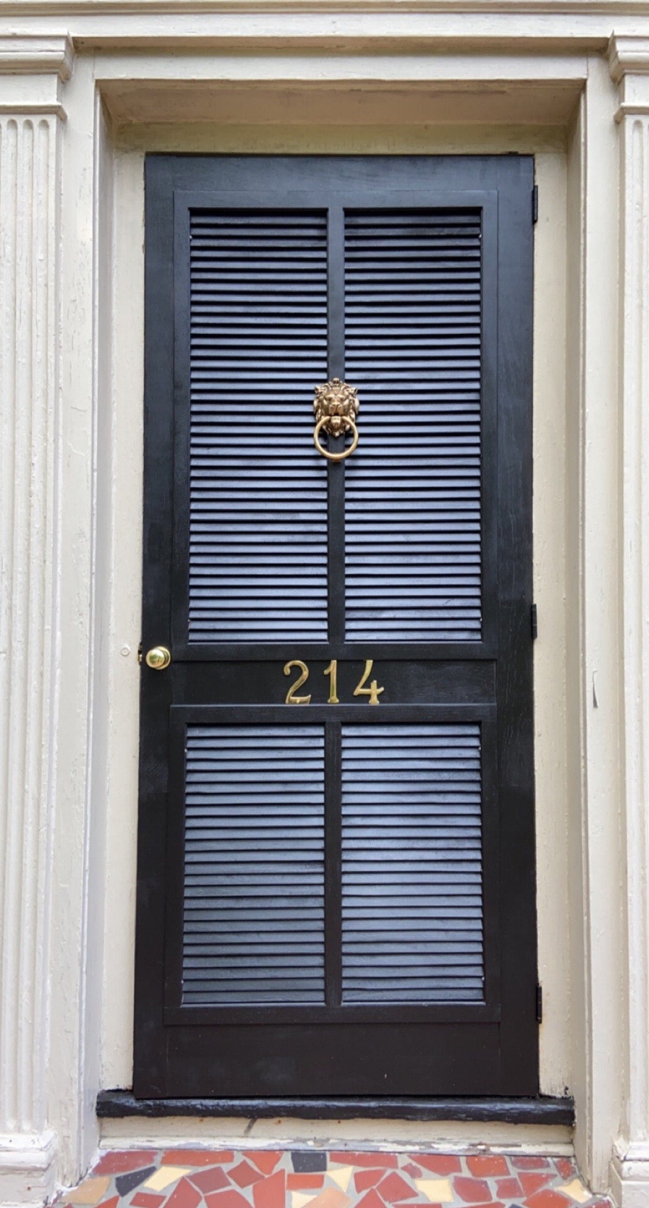 Brass Lionhead Door Knocker - Holiday Gift